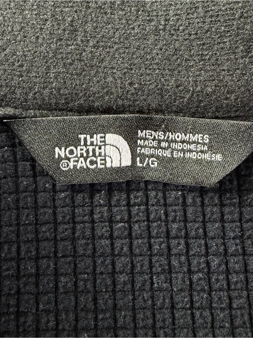 The North Face Amazon Logistics Mountain Peaks Grid Fleece 1/4 Zip L